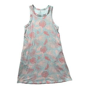 Secret Treasures Pink and Blue Midi Dress